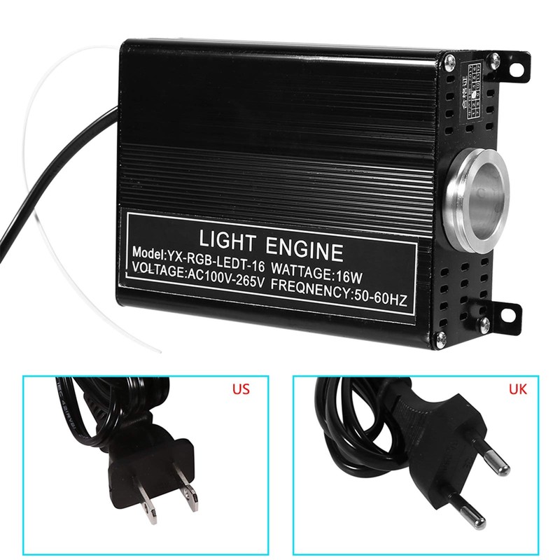 16 W RGBW LED Plastic Fibre Optic Ceiling Decoration Kit