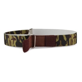 Ladeheid Boys Belt Elastic Belt 1-12 Years P15 (Moro-Khaki/Brown, 5-12 Years)