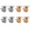Haakong 8pcs Koala Clip Koala Pencil Buddy Clip On Koala