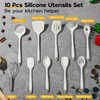 Kitchen Cooking Utensils Set of 10, Onader Silicone Utensils Set