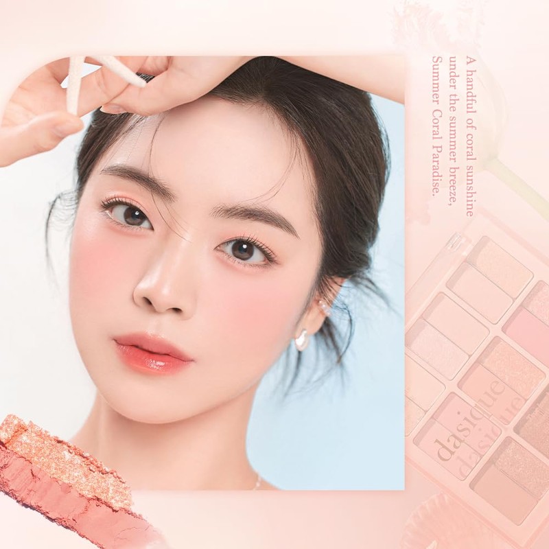 Dasique Eyeshadow Palette (23 Summer Coral #23 Summer Coral)