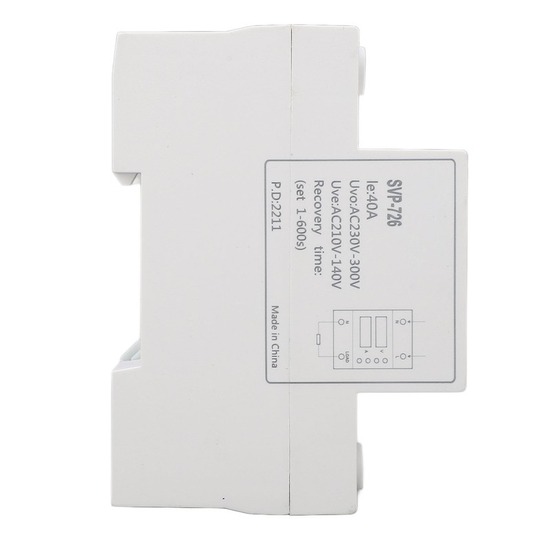 AC220V Over Under Voltage Protector Self Recovery Adjustable Home Leakage