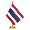 Thailand Desk Flag,12 inch Tall Small Thai Indoor Banner,Tiny Printing