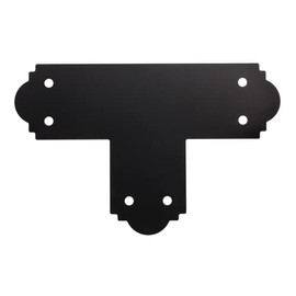 Simpson Strong-Tie Outdoor Accents Mission Collection ZMAX, Black Powder-Coated T Strap for 6x6