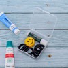 Transparent plastic mini props Storage case (7.5x7.5cm) 5ea