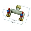 Distributor 2-Way 3/4 Inch for Connecting 2 Appliances Garden Hose