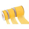 Joycrosso Burlap Wired Edge Ribbon 25mm x 9 Meters, Yellow,