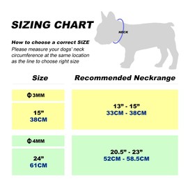 TSPRO Metal Dog Collar, Heavy Duty Dog Collars for Large Dogs, for Medium Dogs, Adjustable Durable Stainless Steel Chew Proof Dog Collar Dog Necklace Collar (Yellow, 4MM*20.5-23inches)