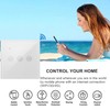 BeMatik Smart Switch Triple Touch White Compatible with Google Home,