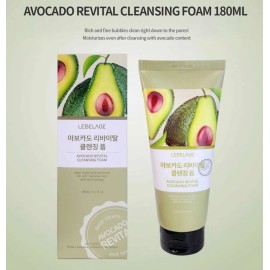 Espuma De Limpieza Facial Coreana De Aguacate Hidrata (1pz) Todo Tipo De Piel Danoche