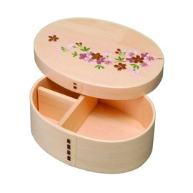 J-kitchens Lunch Box with Anti-Stiffening Function, 6.9 x 5.1 x 2.4 inches (17.5 x 13 x 6 cm), 23.7 fl oz (700 ml), Urethane Coating/Natural