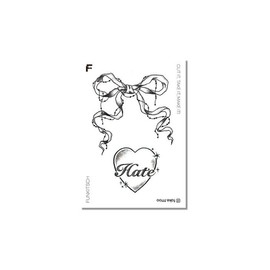 Hate tattoo sticker / Hate 타투스티커