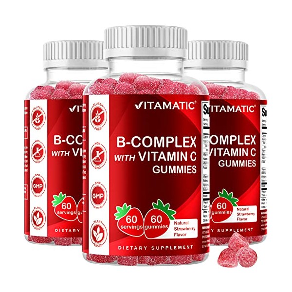 Vitamatic Vitamatic Vitamin B Complex Gummies with Vitamin C &