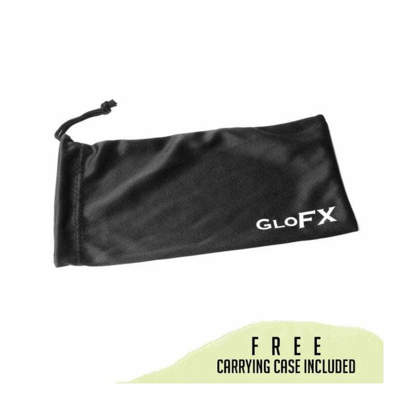 GloFX Ultimate Kaleidoscope + Diffraction Glasses – Black