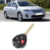 4 Buttons Car Remote Control Key Replacement Black Fits for