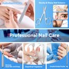INXEN Professional Nail Scissors Set, Stainless Steel Manicure Nail Clippers,
