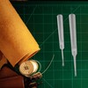 FELTECHELECTR 2pcs Stainless Steel Leather Groover Tool Durable Grooving Edge