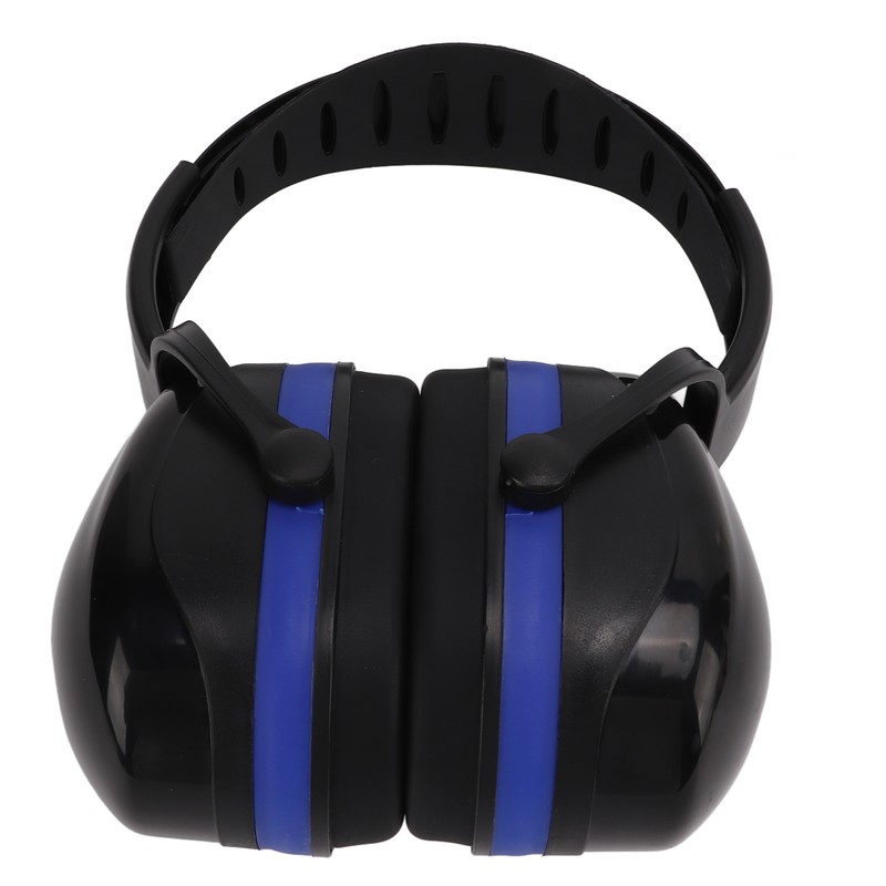 Hearing Protection Ear Muffs 24dB NRR Safety Black Blue Noise