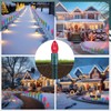 60 PCS 7.5 Inch Christmas Light Stakes Plastic Light Stakes
