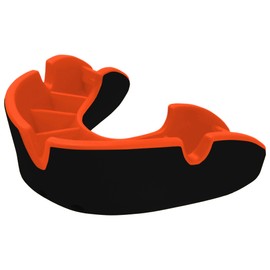 Opro OPROshield Junior Enhanced Protection Mouthguard – Black/Orange, 9 Years