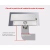 Zhaoci Coladera Desagüe Invisible Lineal Antiolor De Acero Inoxi 30*11cm