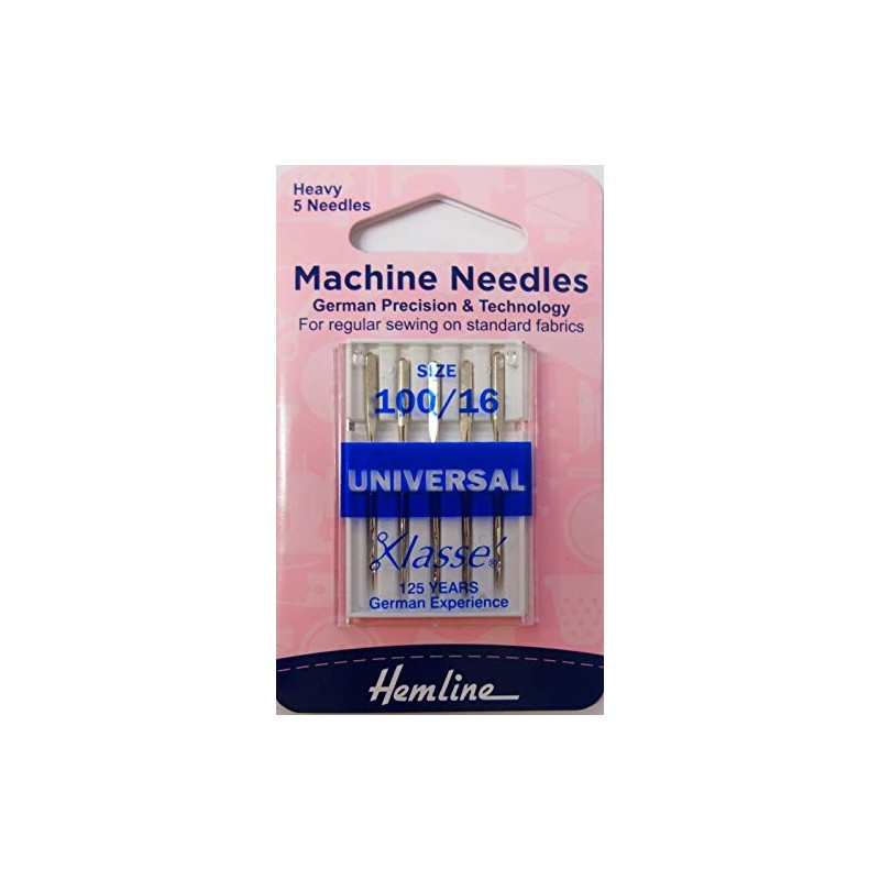 Hemline Machine Needles - Universal 100/16 (Heavy)