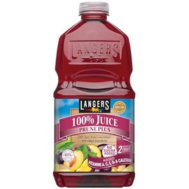 Langers Juice, Plus, Prune, 64 Fl Oz (Pack of 8)