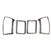 4pcs Carbon Fiber Color Air Conditioning Dashboard Vent Cover Fit