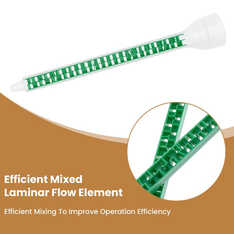 BaYiToo 12 Pcs Epoxy Mixing Nozzles, Static Mixing Tips for