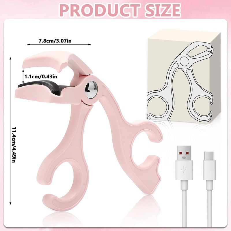 Heated Eyelash Curler, USB Heated Eyelash Curler, Electric Eyelash Curler