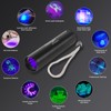 Hilngav 4 Pack Flashlight UV Black Light 395 NM, Mini