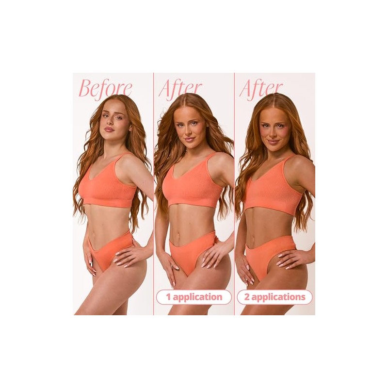 SKIN & TAN Body Glow Gradual Self Tan Lotion -