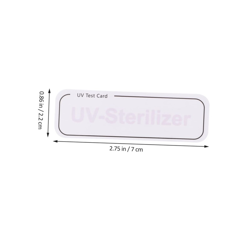 Baluue 100pcs Uv Intensity Test Cards Uv Light Detection Paper