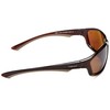 Timberland Men's Tb9045sw6350h Polarized Wrap Sunglasses, Brown, 63 mm