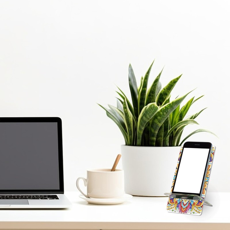 NUFTVI 2 Pack Diamond Painting Phone Holder Kits, 5D Full