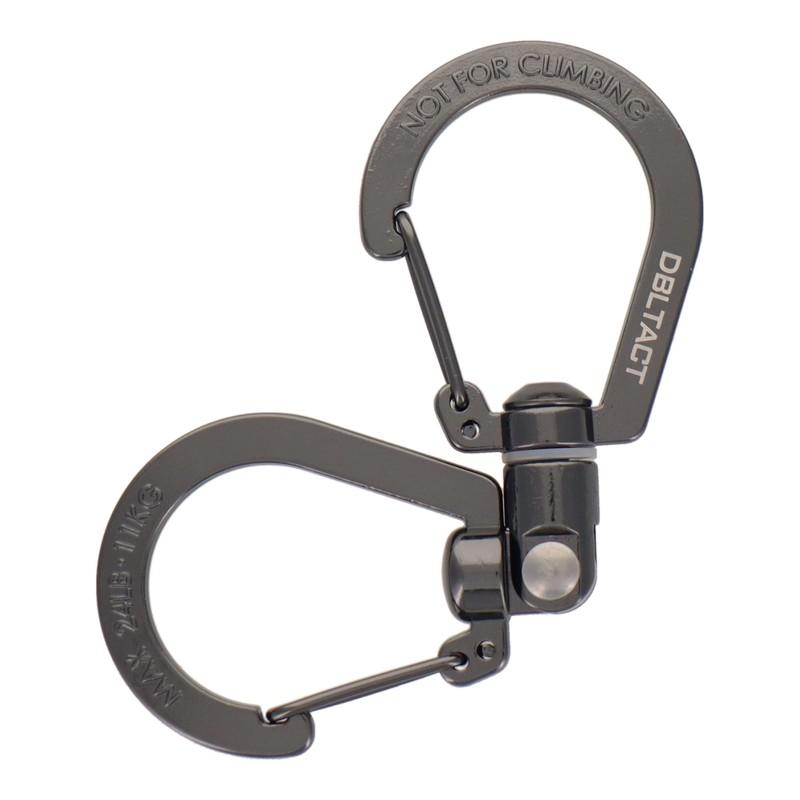 DBLTACT DT-KSU-100G S-Shaped Universal Carabiner 3.9 inches (100 mm) Gunmetal