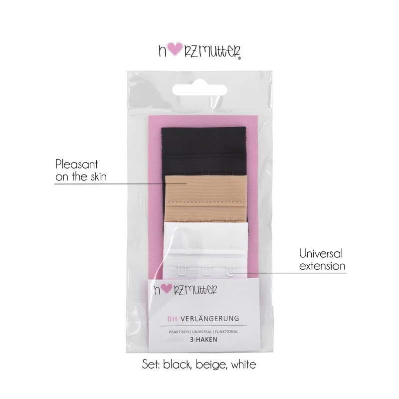 Herzmutter Bra Extenders 3 Hooks – 2 Hook – Women