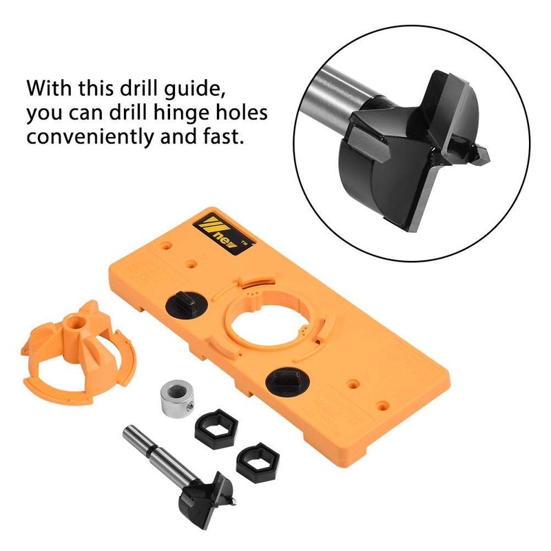 35 mm Hinge Gauge, Hinge Drilling Template, Hidden Hinge Hole