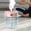 2L Mist Humidifier Pink Mute USB Night Lamp Function Dual