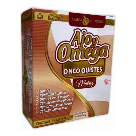 Ajo Y Omega Onco Quistes 60 Tabletas Suplemento Omega Paquet Sin Sabor                                                                                