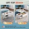 WLIVE Coffee Table for Living Room, Lift Top Coffee Table