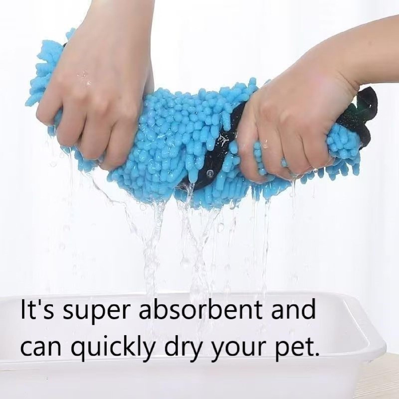 Dog Towel, Blue