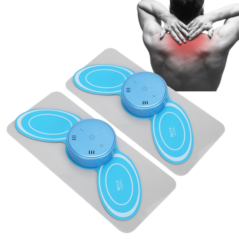 Mini Neck Massager Electric Battery Fatigue Relieve Pulse Cervical Massage