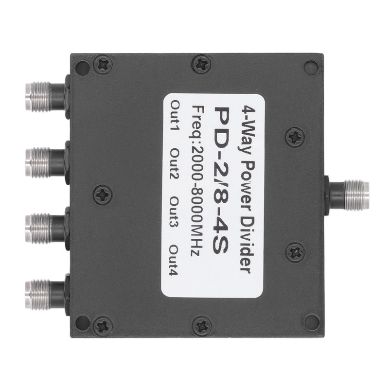 SMA Microstrip Power Splitter Combiner 2‑8GHz Stainless Steel 4 Way