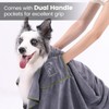 PETTOM Dog Towels for Drying Dogs 2 Pack Microfibre 90x50cm(35.43x19.69in)