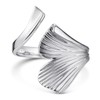 MATERIA by Matthias Wagner Women's Rings Silver 925 Ginkgo Leaf