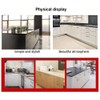 BOZONLI Silver Stainless Steel Cupboard Handle, Kitchen Door Handles Cabinet