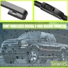 AHWOPS Front Wiper and Rear Wiper Blade Replacement for 2021-2023
