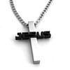JESUS Cross Stainless Steel Pendant Chain Necklace