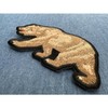 California Bear Patch - 3.5x1.8 inch. Embroidered Iron on Patch